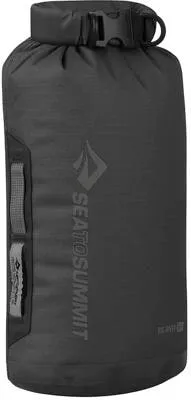 Sea to Summit Big River 8l Drybag - Schwarz - Packsäcke für Outdoor-Abenteuer, wasserdicht und strapazierfähig, ideal zum Schutz Ihrer Ausrüstung bei jedem Wetter.