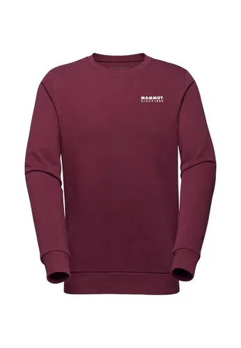 Mammut Core ML Crew Neck Men 1862 vin (3800) M - Outdoor Hoodie für Herren, aus nachhaltigem Material mit hervorragender Wärmeregulierung und optimalem Tragekomfort, ideal für Wandern und Klettern.
