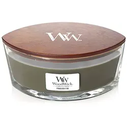WoodWick Frasier Fir Ellipse Duftkerze 454 g in grau von WoodWick