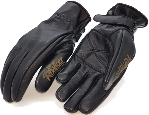 Rokker McAllen Motorradhandschuhe XXL - Schwarz - Motorradhandschuhe aus hochwertigem Leder mit CE-Zertifizierung, ideal für alle Jahreszeiten. Mit Weitenregulierung und Verstärkungen für optimalen Schutz und Komfort.