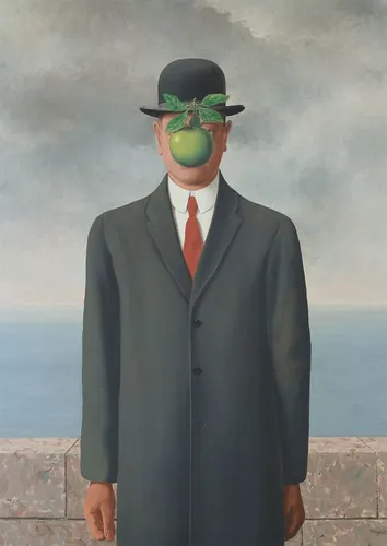 Piatnik Puzzle Der Menschensohn, Magritte, Puzzleteile von Piatnik