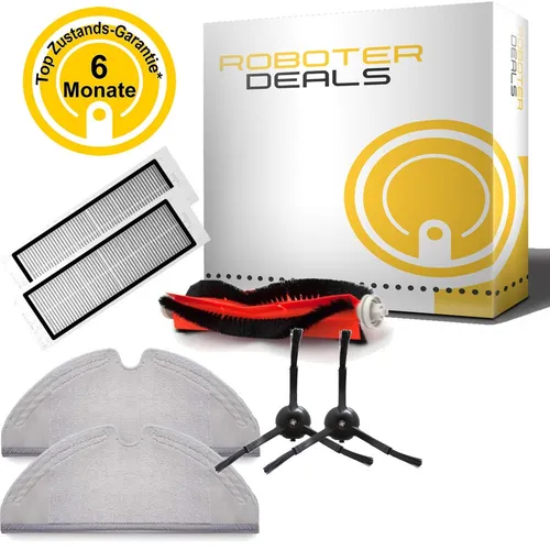 Zubehör-Set für den Roborock E2, E3, E4 (2x Seitenbürsten, 2x Pad, 2x Filter, 1x Hauptbürste)