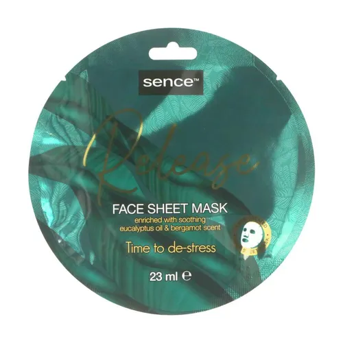 48x Sence Tuchmasken 23ml Release Eukalyptusöl Wellness Pflege Face Sheet Haut