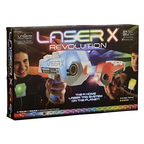 Laser X Revolution Double Blasters – Actionspiel für drinnen und draußen