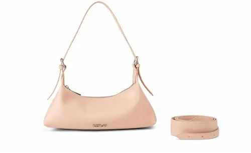 REPLAY Schultertasche Umhängetasche - Peach Whip Rosa - Handtasche für Damen, stilvolles Design aus hochwertigem Polyurethan, ideal für Alltag und besondere Anlässe, mit praktischem Reißverschluss und verstellbarem Riemen.