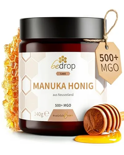 bedrop Manuka Honig MGO 400+ 140g XXL Glas von bedrop