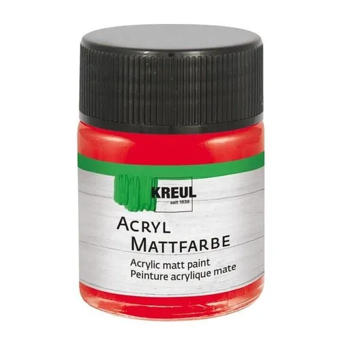 Kreul Acryl Mattfarbe rot 50ml 100ml/7,18 Euro