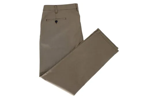 Club of Comfort Chinos Herren Five-Pocket Hose Beige mit Stretch ? Komfort Baumwollhose im Ch
