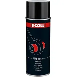 E-COLL PTFE-Spray 400ml - Silikon-, harz- und fettfrei - Öle & Schmierstoffe: Hochwirksames Teflon-Spray für Leichtlauf- und Trennmittelanwendungen, ideal zur Vermeidung von Ankleben und Quietschgeräuschen.