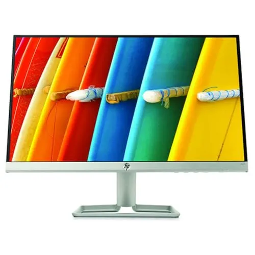 HP 22f Monitor (22 Zoll Display, Full HD IPS, 75Hz, AMD FreeSync, HDMI, VGA, 5ms Reaktionszeit) schwarz / silber