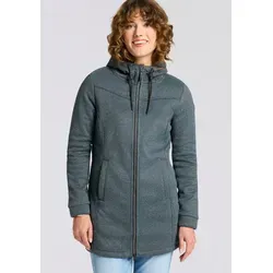 G.I.G.A. DX by killtec Strickfleecejacke GW 37 WMN KNTFLC PRK wärmend & windabweisend, Übergangsjacke grau 48 EU