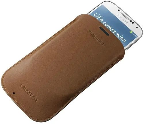 Produktbild Samsung Original Leder Etui für Galaxy S4 Braune