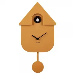 Karlsson Kuckucksuhr Ockergelb 41cm in gelb von Karlsson