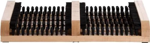 Esschert Design Stiefelreiniger aus Holz, schwarz, braun