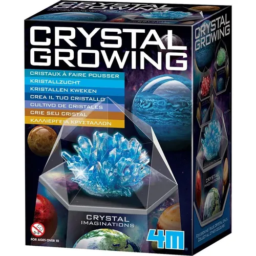 4M Crystal Imaginations Crystal Growing Kit Blue, für Kinder ab 10 Jahren