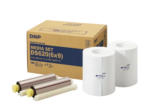 DNP DS620 6x9 Papier + Farbband für 360 Drucke 15x23 in braun von DNP