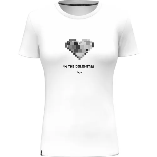 Salewa Pure Heart Dry'ton W T-shirt white (0010) 40