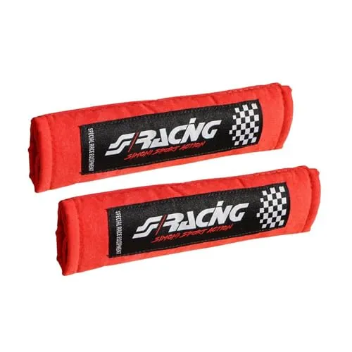 Simoni Racing CC2/R-V Universal Sicherheitsgurt Protektoren, Rot