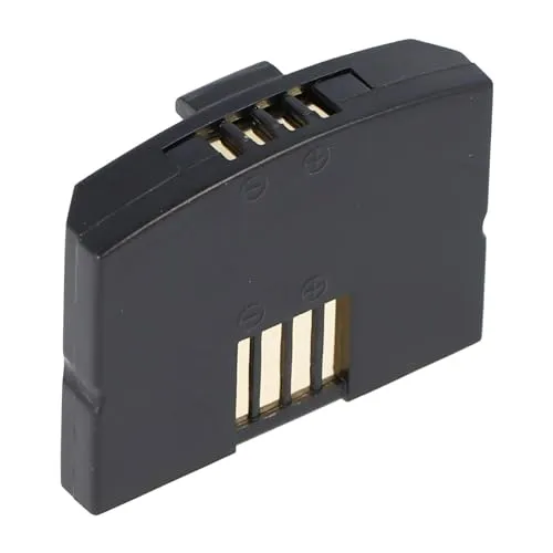 AccuCell Akku kompatibel mit Sennheiser BA300, 500898, IS 410, 3,7 Volt, 150mAh, Ersatzakku mit Schutzelektronik, schwarz