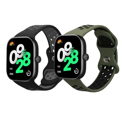 kwmobile 2x Uhrenarmband für Xiaomi Redmi Watch 4 Armband