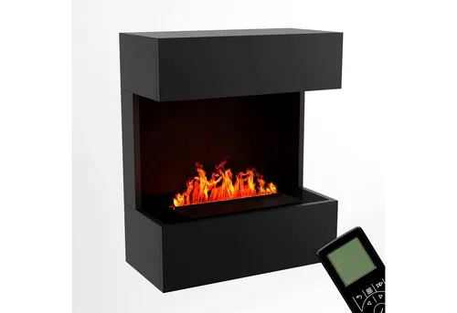 Kaminlicht Elektrokamin Freytag Wasserdampf Kamin, Elektrischer Kamin, Wasserdampfkamin mit 3D Feuer und Knisterfunktion