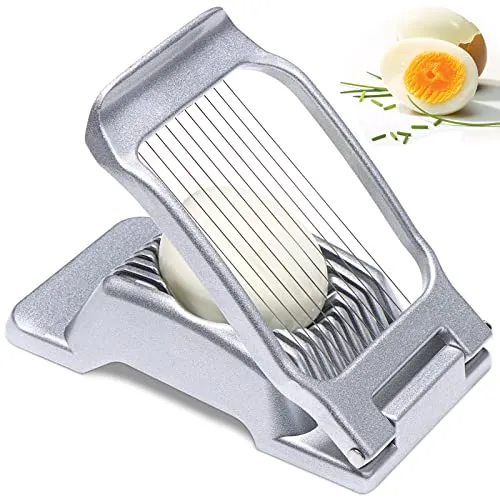 Eierschneider Edelstahl Spülmaschinenfest Eierteiler Kartoffelschneider Eierharfe Erdbeerschneider Eieraufschläger Mozzarella Schneider Metall Eierpiekser Eierschüttler Egg Slicer Eischneidewerkzeug