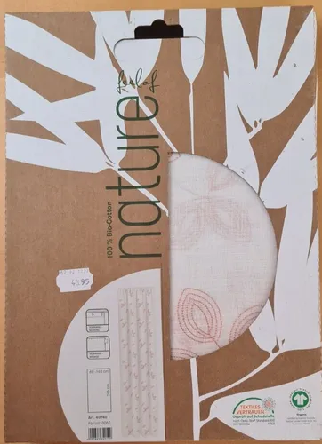 Feel of Nature Gardine aus 100% Bio-Baumwolle - Moderne Gardine/Store aus 100% Bio-Baumwolle, halbtransparent und mit Kräuselband, ideal für jedes Zimmer. Pflegeleicht und maschinenwaschbar.
