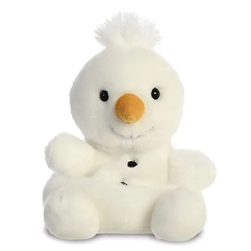Aurora World Aurora, 99130, Palm Pals Schneemann, 13cm, Plüschtier, Weiß