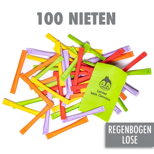 Regenbogenlose Nieten Tombola Lose Tombolalose von iventbox