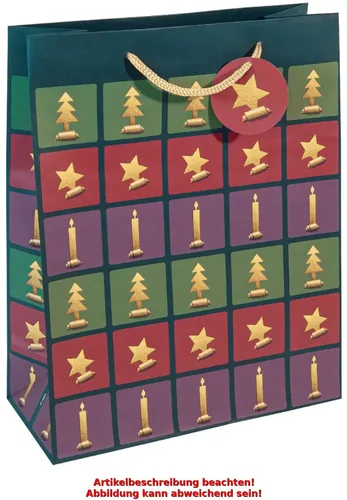 sigel Weihnachts-Geschenktüte 'Cut-out style', klein