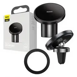 Baseus MagSafe Magnetic Car Mount (SULD-01) - Smartphone Halterung für sicheres Fahren, mit starkem Magneten für müheloses Anbringen und Entfernen Ihres Geräts.