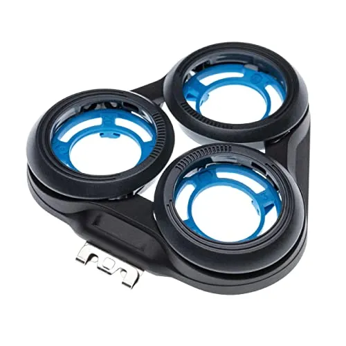 vhbw Scherkopfrahmen kompatibel mit Philips S5075, S5013, S5077, S5079, S5000, S5080, S5082, S5050, S5070 Rasierer, schwarz