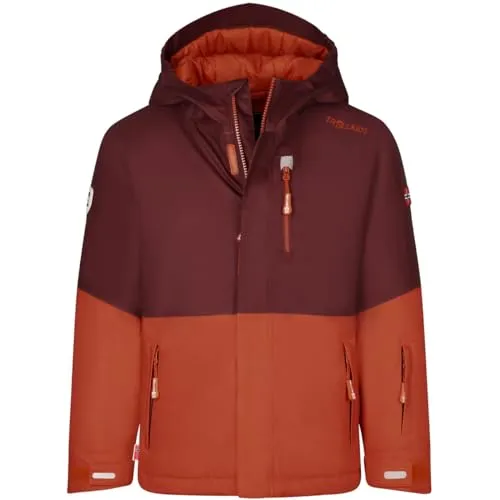 Trollkids Kids Hallingdal Jacke chestnut/burnt orange in braun von TROLLKIDS