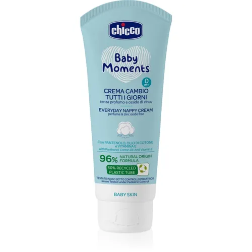 Chicco Baby Moments Everyday Nappy Cream Creme für die tägliche Pflege des Pos ohne Parfümierung 100 ml