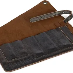 PETROMAX  Bestecktasche aus Leder für 5 Teile