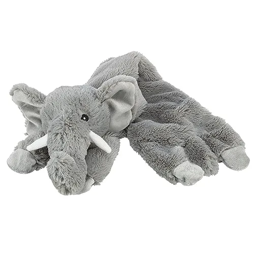 TRIXIE Schecker Hundespielzeug Schlenker Elefant - grau - ohne Quietscher - 62 cm