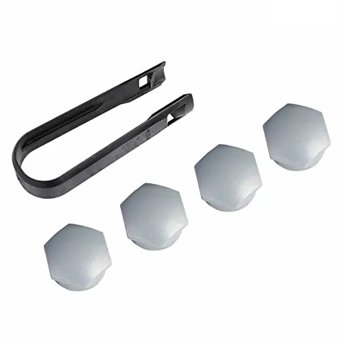 Volvo Felgenschlosskappen Set Silber 31664349 von Volvo