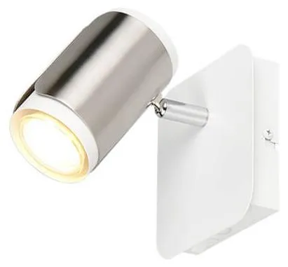 Trio Leuchten Strahler Nickel Weiß