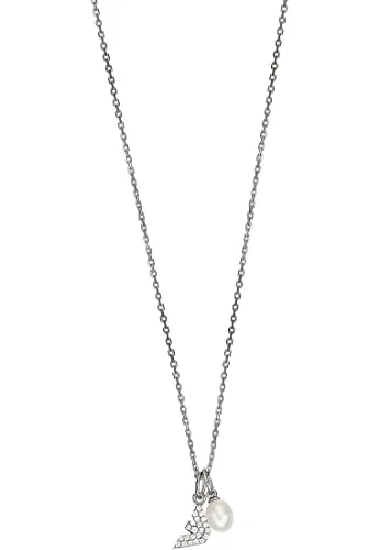 EMPORIO ARMANI Halskette für Frauen - Elegante Kette aus Sterlingsilber mit poliertem Finish, verstellbar von 350 mm bis 420 mm – perfekt für jeden Anlass.