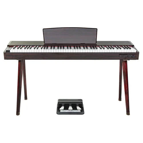 Keymaxx HP-1 Digital Piano - 88 Tasten mit Hammermechanik - Keyboards: Authentischer Klang und 88 gewichtete Tasten für ein dynamisches Spielgefühl, ideal für Anfänger und Profis.