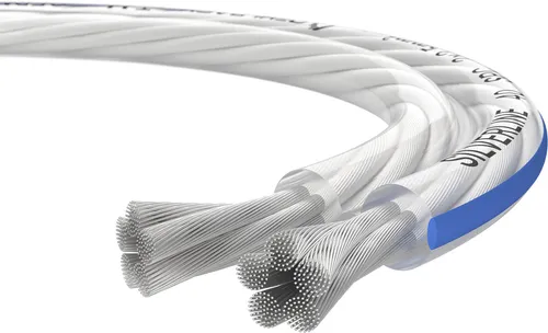 Oehlbach Silverline SP-40 Lautsprecherkabel 6m - HiFi-Kabel mit versilbertem sauerstofffreiem Kupfer für besten Klang, ideal für Verstärker bis 250 Watt, transparente Optik und 2 x 4,0 mm² Leiterquerschnitt.