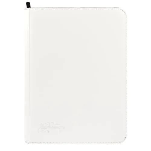 cardcosmos 9 Pocket Zip Binder Weiß – Premium Sammelkarten Album für 360 Karten