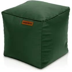 Green Bean Indoor, Dunkelgrün, Textil, Rechteckig, 40x40x40 cm, Hergestellt in Deutschland, Wohnzimmer, Hocker, Poufs