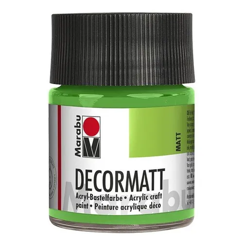  Decormatt Acryl matt - Nr. 066 gelbgrün Marabu 140105066, 50ml 89,00€/L