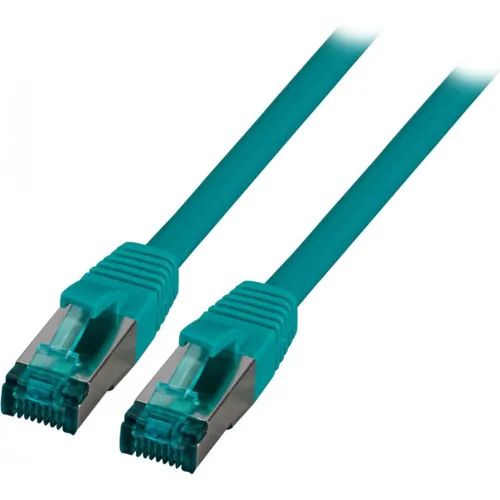 EFB Elektronik Hersteller RJ45 Patchkabel S/FTP Cat.6A LSZH 50m grün Das Netzwerk CAT 6a SFTP 50 m low-smoke zero-halogen (MK6001.50GR)