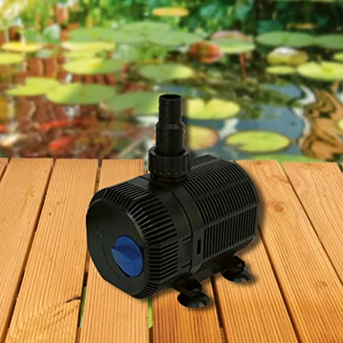 MAUK® Gartenteich Tauchpumpe 2400 L/h - Wasserpumpen für Gartenteiche, ideal für Bachläufe und Springbrunnen mit 35 W Leistung und 10 m Kabel für einfache Installation und Wartung.