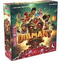 Pegasus Spiele Spiel Diamant - Gesellschaftsspiel für 3-8 Spieler, spannende Abenteuer und Risikomanagement ab 8 Jahren