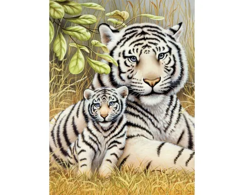Pracht Malen nach Zahlen PRACHT Malen nach Zahlen Junior Tiger 33x24cm