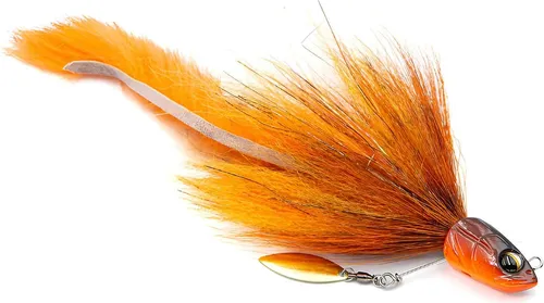 BIM Tackle Crazy Rabbit Junior Bucktail Jig 22g Orange UV