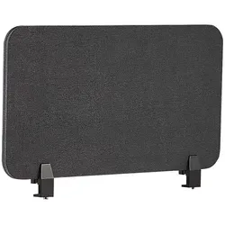 Beliani Schreibtischtrennwand Dunkelgrau von Beliani